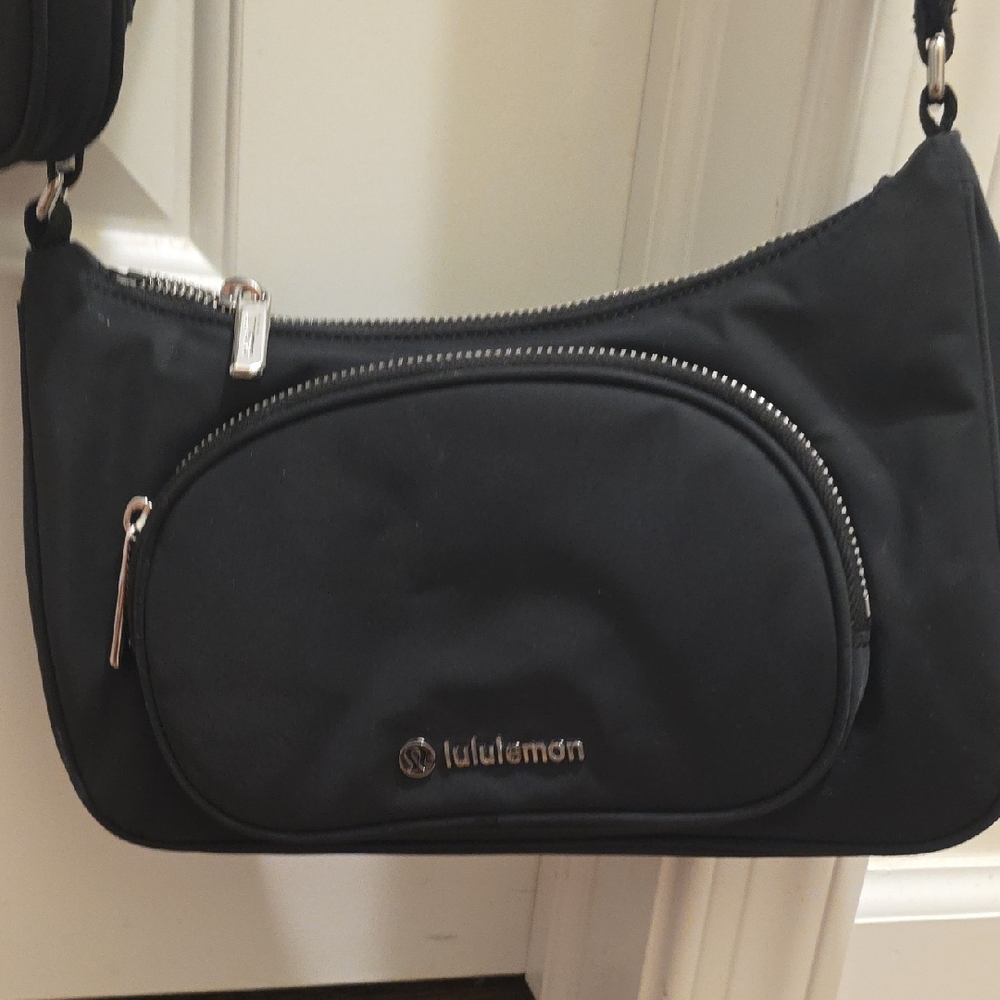 lululemon athletica  Nano Classic Black Crossbody Bag